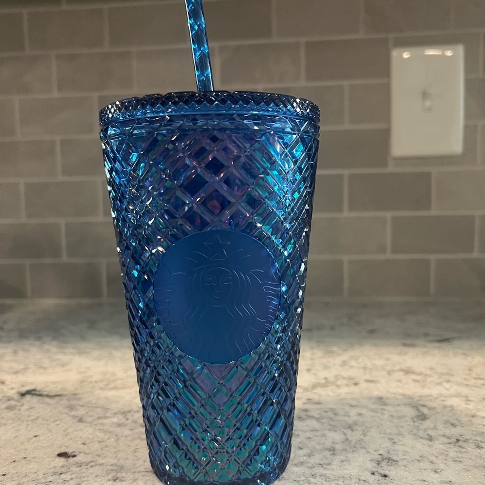 Starbucks Navy Blue Tumbler with Lid